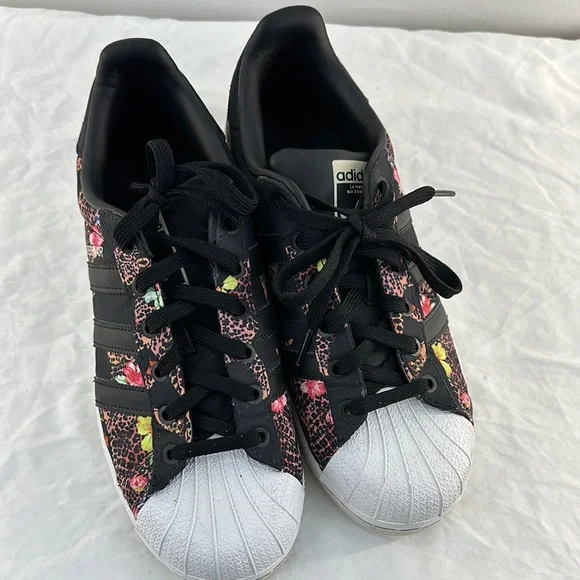 adidas | Shoes | Adidas Superstar Floral Print Sneakers | Poshmark